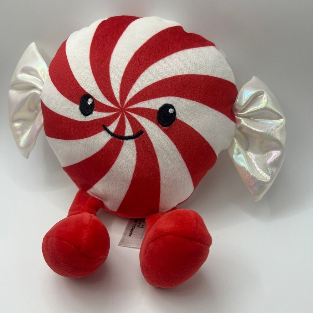Peppermint Candy Christmas Plushie 5 inches